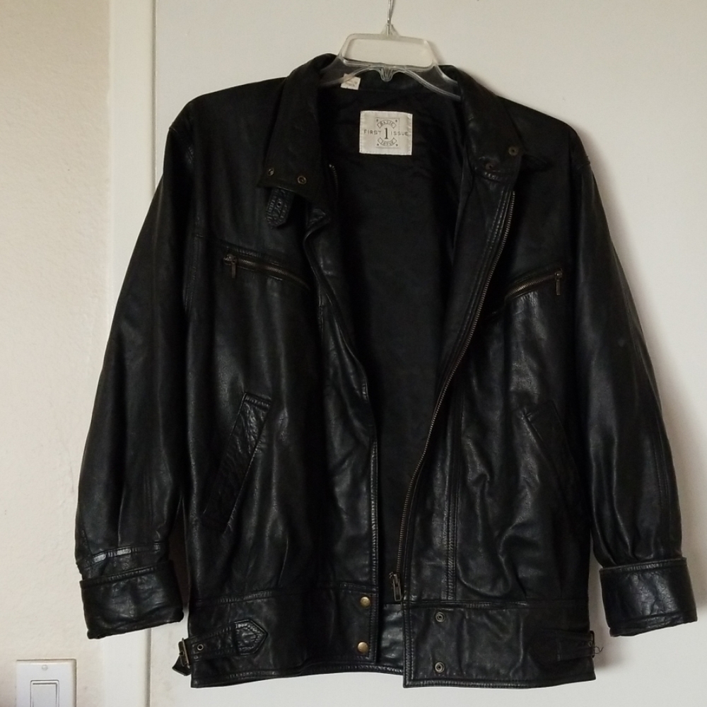 Mens leather jacket